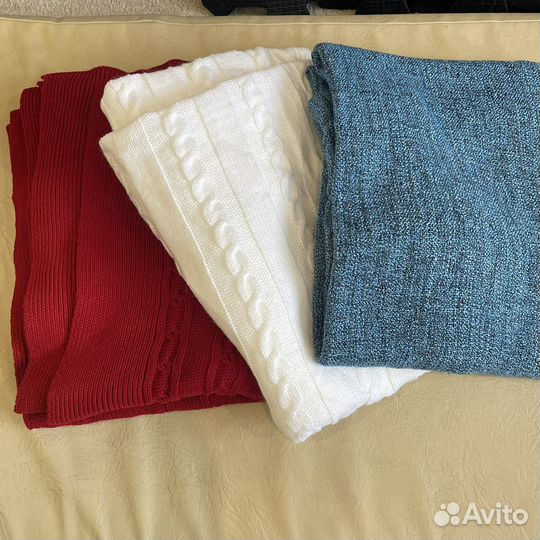 Плед вязаный