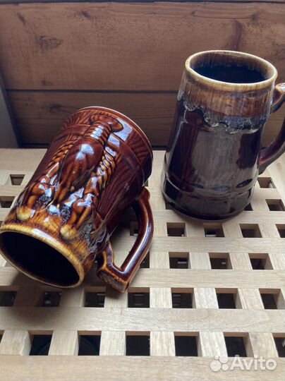 Кружка пивная керамическая 4 шт