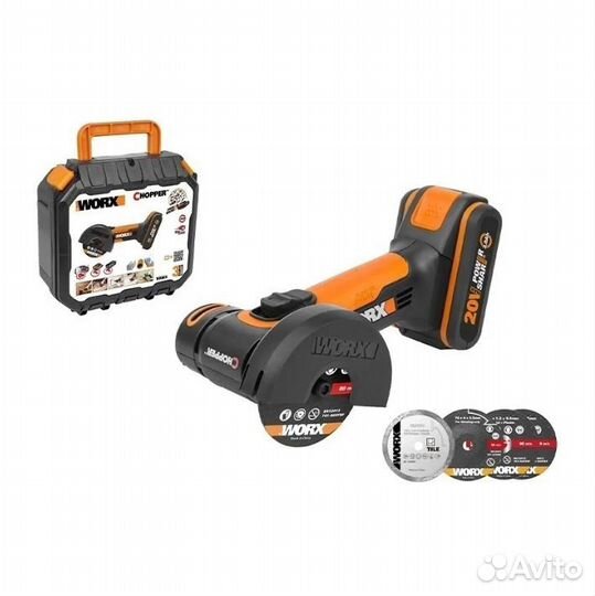 Worx WX801 аккумуляторная угловая шлифмашина