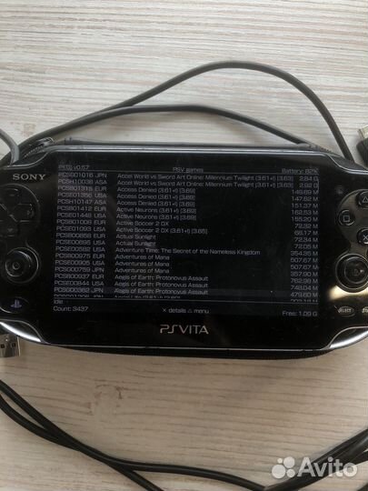 Sony PS Vita прошита (64+4гб)