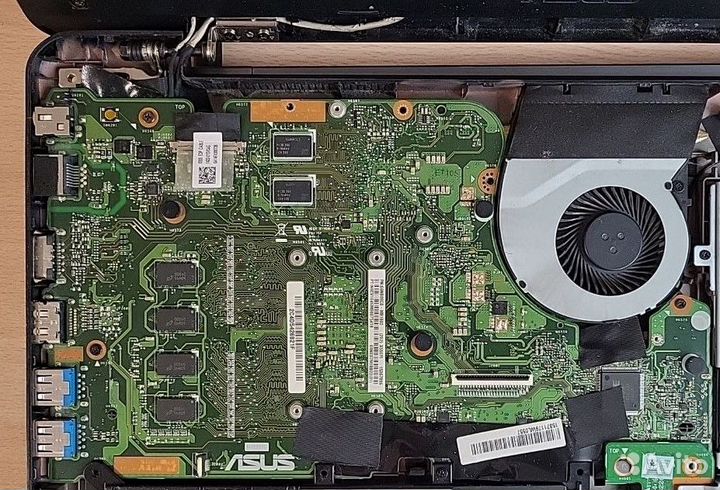 Плата Asus K555 A8-7410/M320-2Gb/4Gb