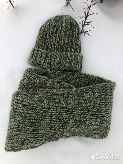 Комплект шапка и шарф