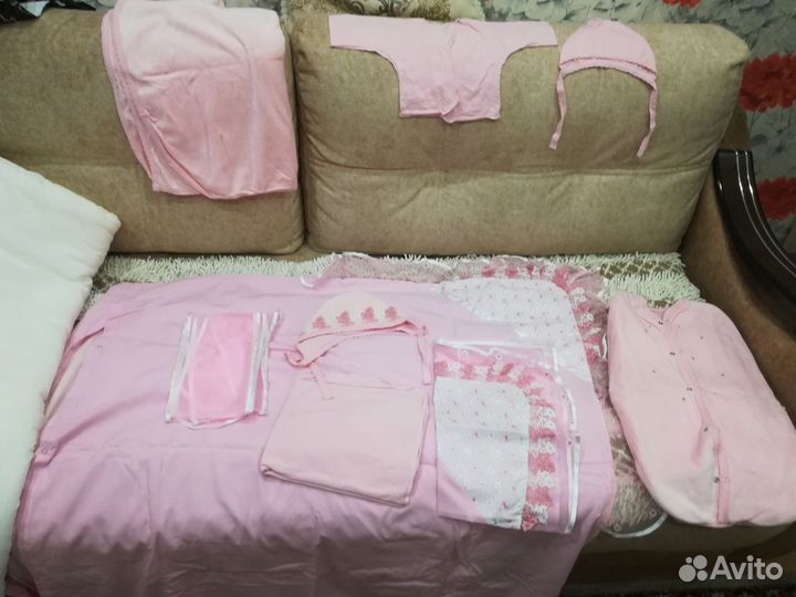 Комплект на выписку для девочки зима