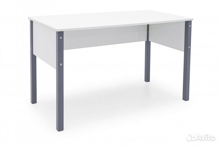 Письменный стол для детской. Графит-белыи
