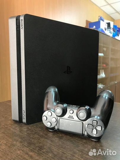 Sony PlayStation 4 Slim 1000 Gb Геймпад v2 PS4 PS