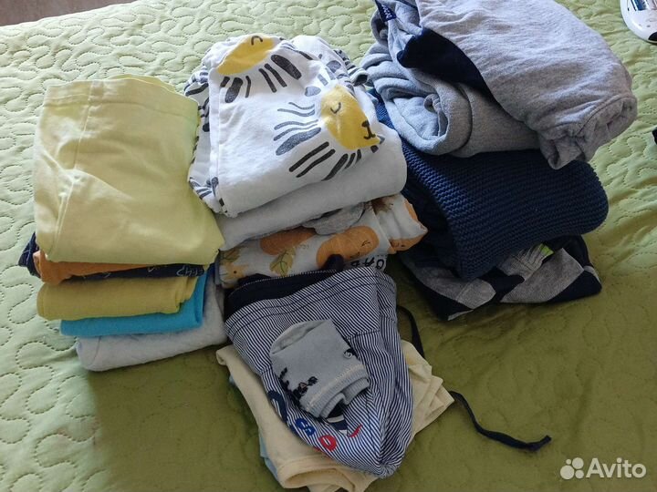 Вещи пакетом на мальчика, размер 62-80