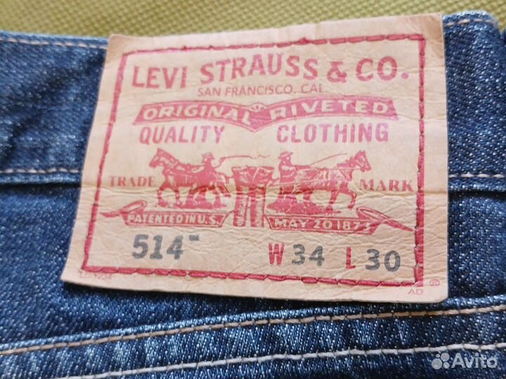 Джинсы бриджи Levis 514