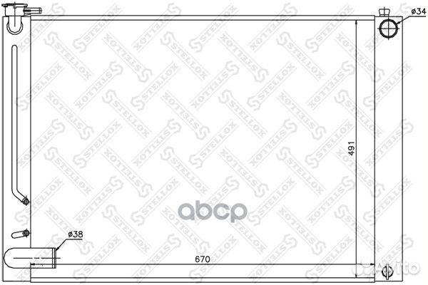 Радиаторы сист.охлажденияstellox 1025363SX Ste