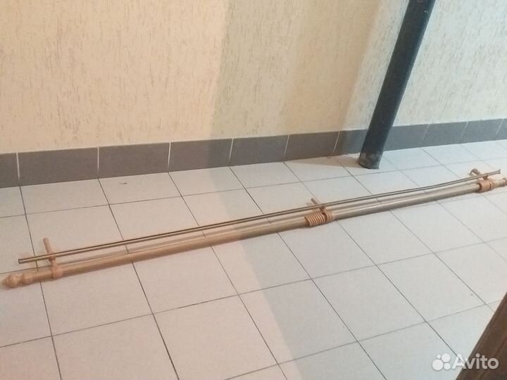 Карниз для штор двухрядный 240 см