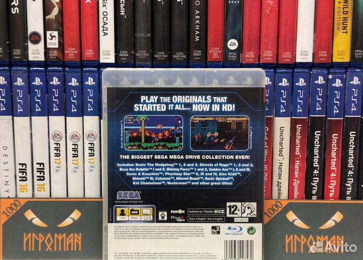 Игры PS3 Sega Mega Drive Ultimate Collection