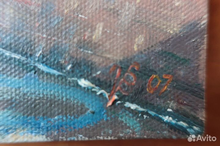 Картина маслом на холсте питерского художника