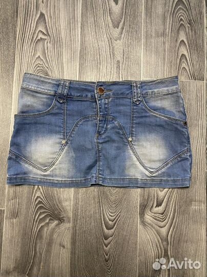 Юбка джинсовая