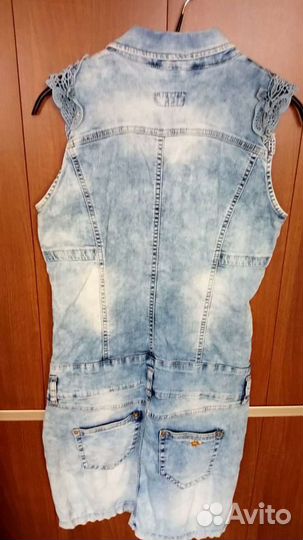 Джинсовый сарафан