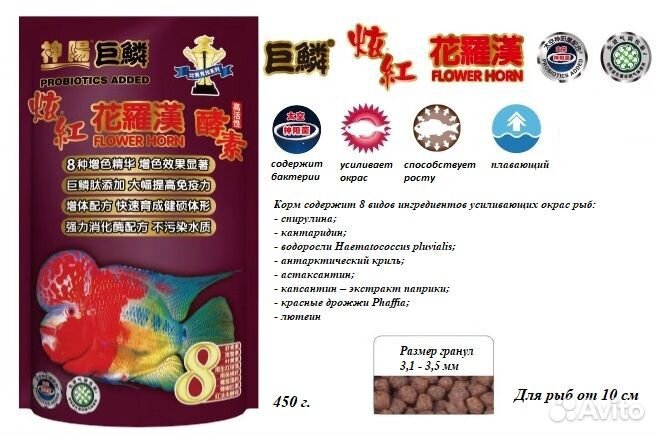 Корма для всеядных рыб