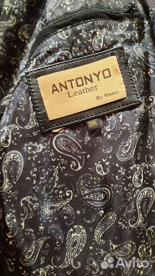 Кожаная куртка мужская 50 52 черная