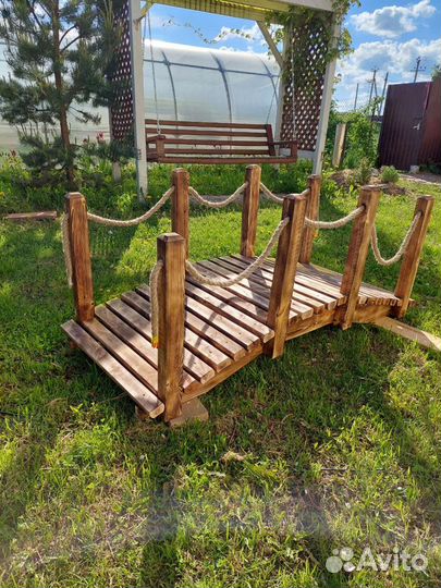 Декоративный мостик для ландшафтного дизайна