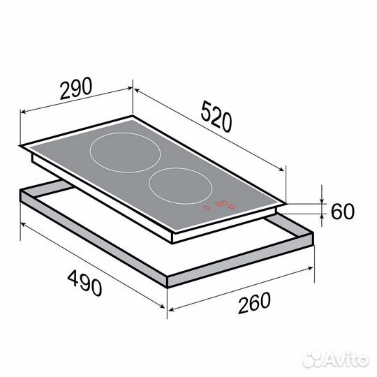 Электрическая поверхность Zigmund Shtain CI 35.3 B