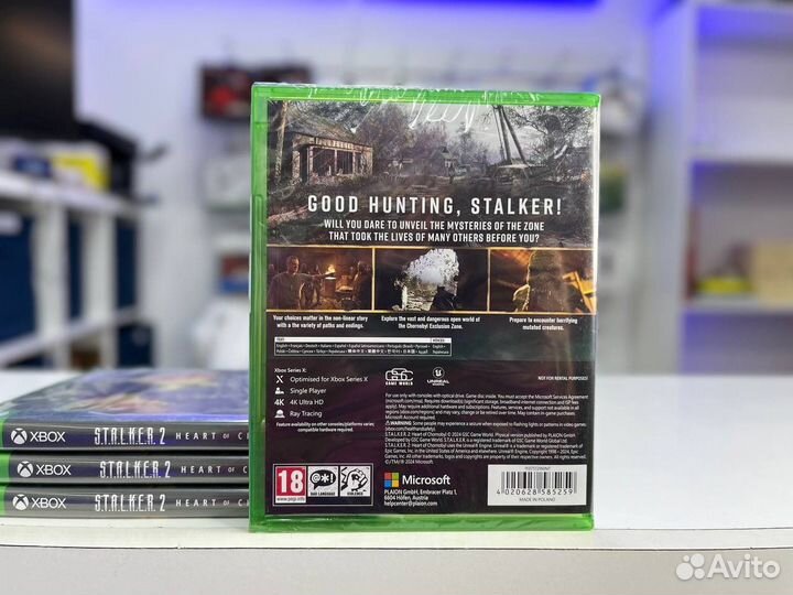 Stalker 2 heart of chornobyl xbox series x диск