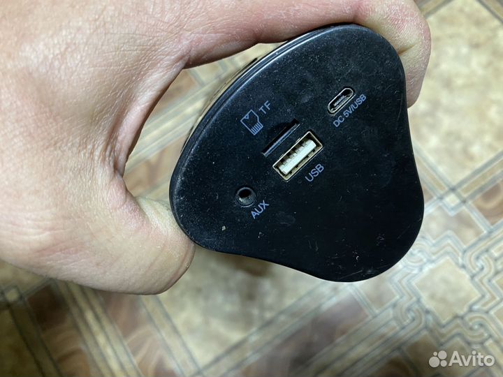 Колонка Bluetooth WM-1300 (TF+USB+FM) черная