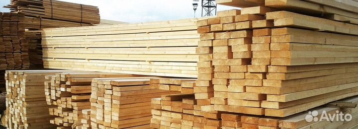 Доска обрезная 50х100х6000. Пиломатериалы