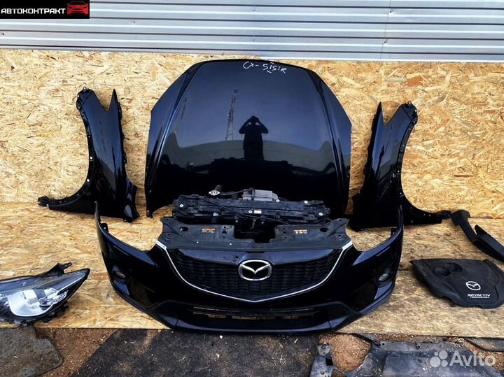 Mazda CX-5 KE ноускат морда крыло бампер капот