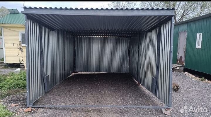 Гараж-пенал ракушка