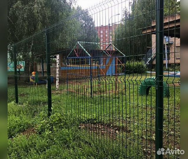 Забор сетка 3д