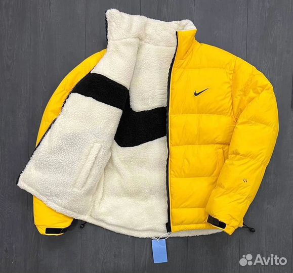 Куртка nike барашка двухсторонняя