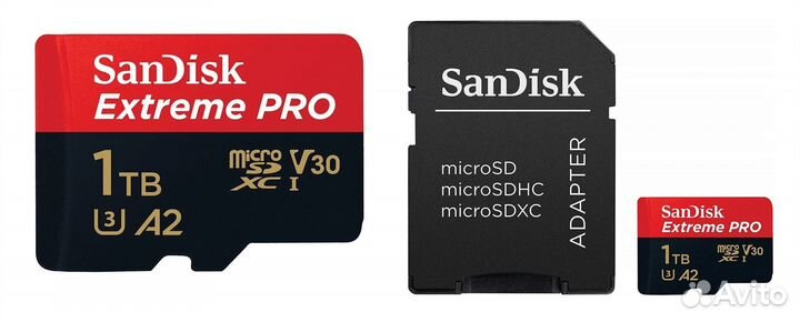 Карта памяти microsdxc SanDisk Extreme Pro 1 тб