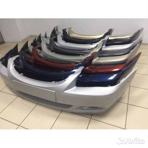 Бампера на Хендай Акцент в цвет и под покраску