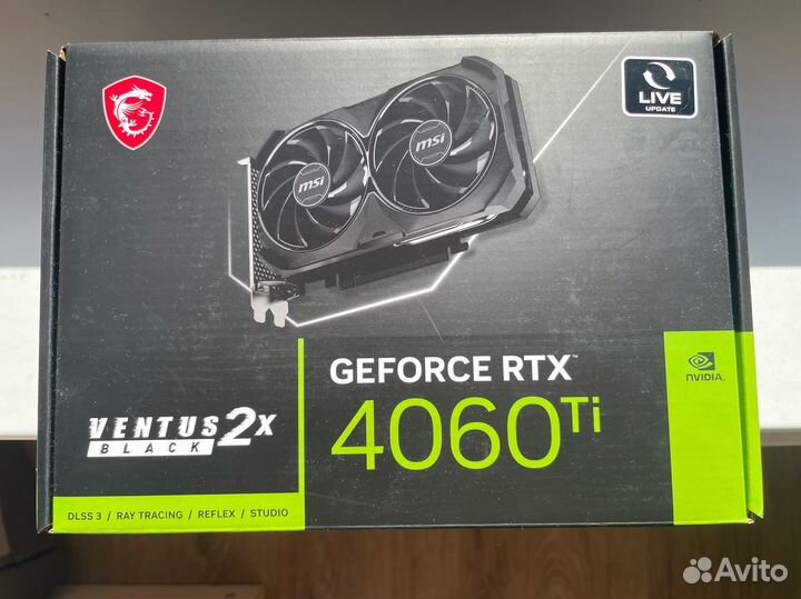 Msi rtx 4060 ti ventus 2x