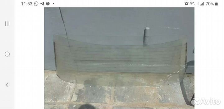 Стекло заднее с обогревом на 01,02, 03,05,06,07