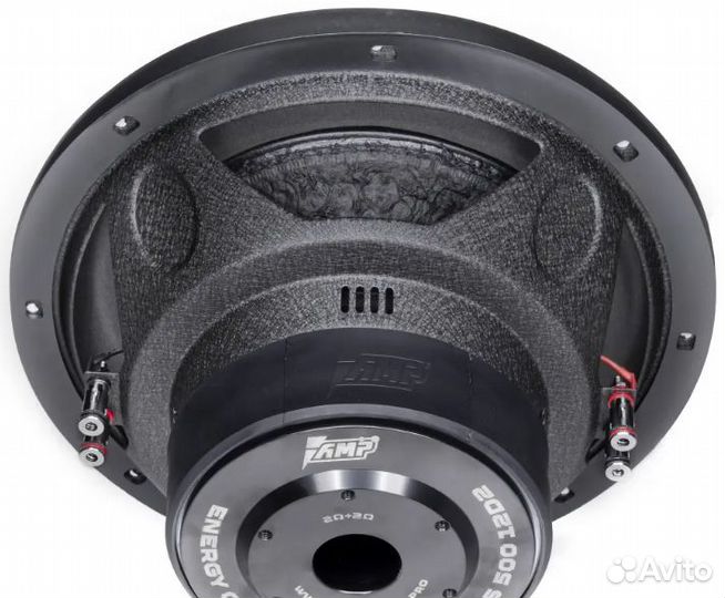 Сабвуфер AMP mass 500 12D2 (2+2 Ом, rms500)