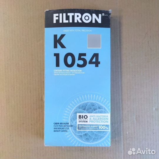 Фильтр салона пылевой filtron K1054