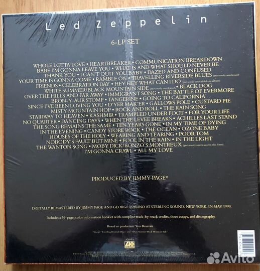 LED zeppelin 6 LP BOX sealed