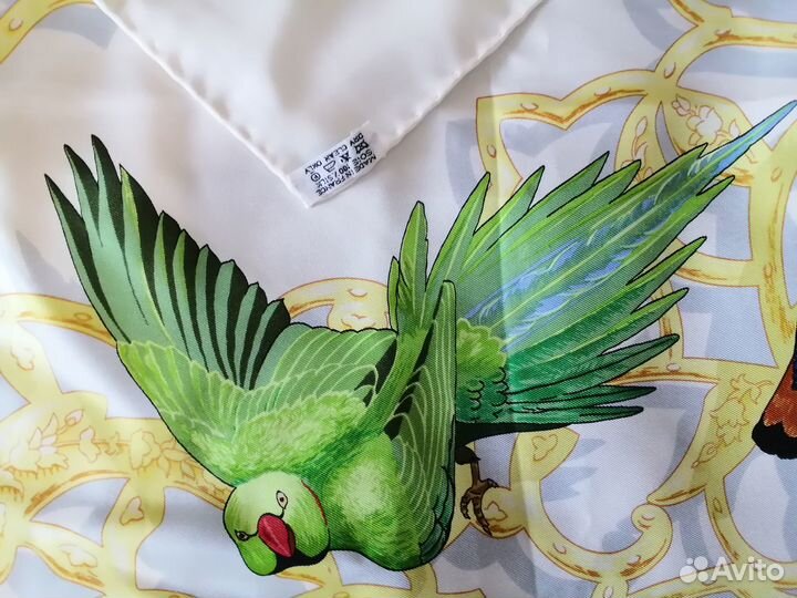 Hermes платок oiseaux De L'inde Et L'himalaya