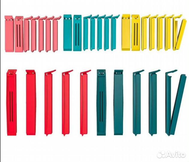 Зажимы для пакетов Бевара икеа набор