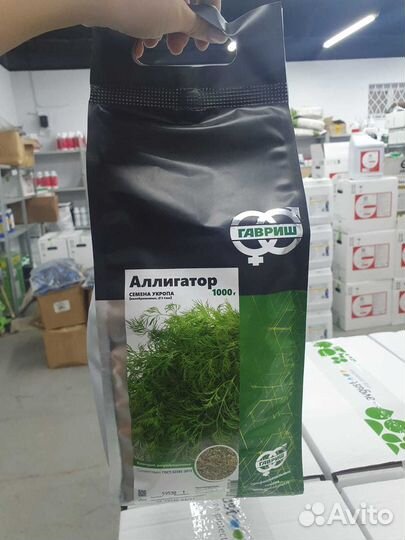 Семена Укроп Аллигатор калиб 1000гр Гавриш