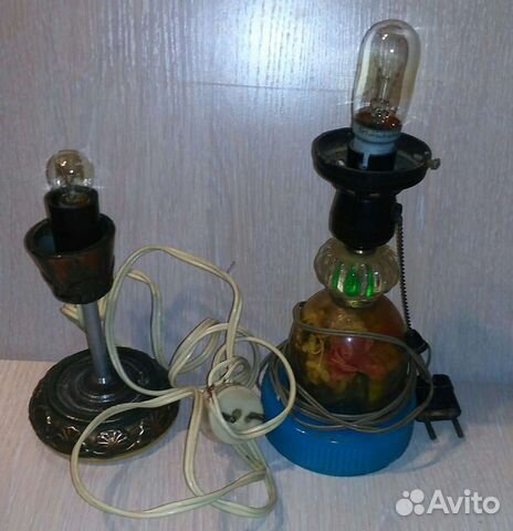 Светильник старинный под бронзу