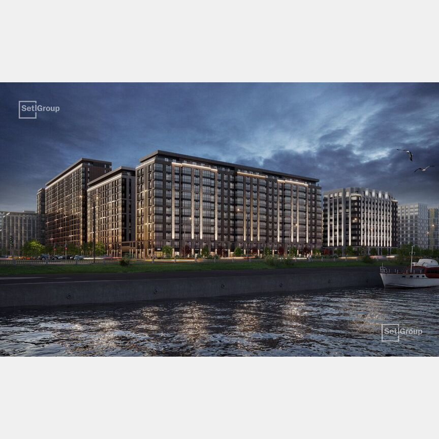 2-к. квартира, 66,3 м², 9/12 эт.