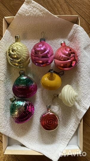 Елочные игрушки СССР