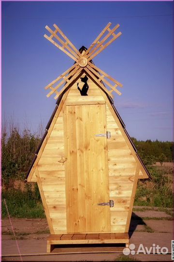 Уличный туалет с установкой SKU003