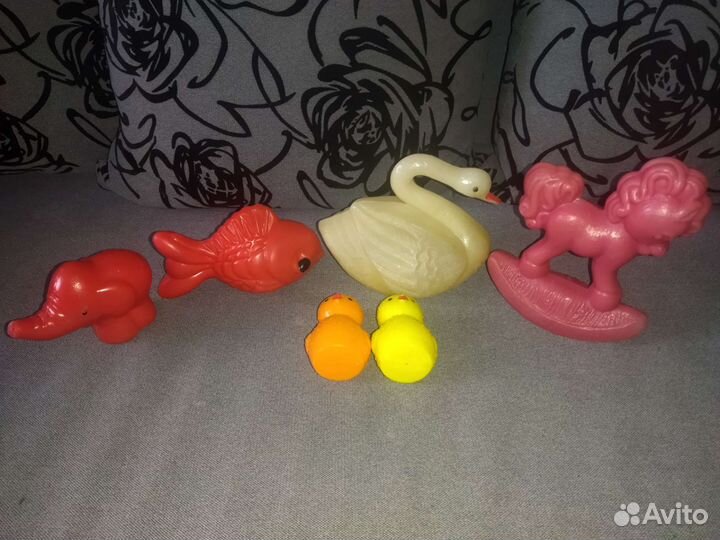 Пластмассовые и резиновые игрушки ссср60-80года