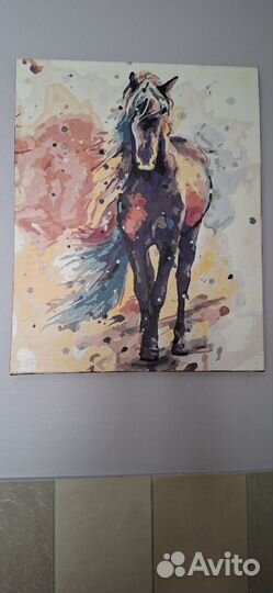 Картины по номерам раскрашенная