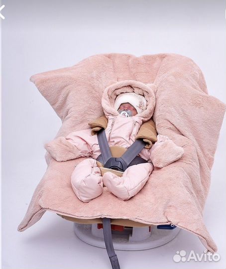 Конверт на выписку для девочки зима