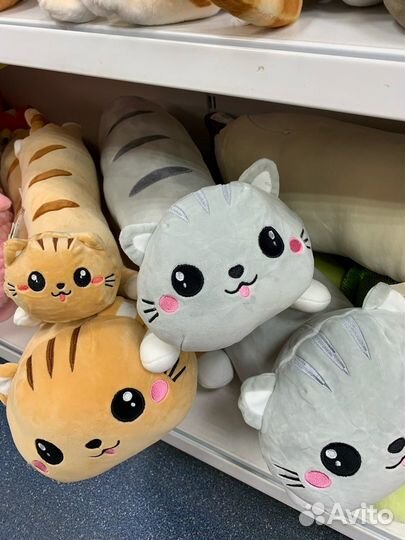 Мягкая игрушка обнимашка кот батон