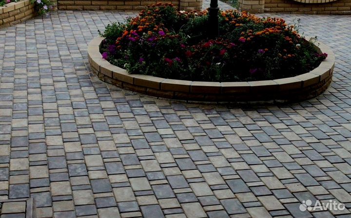 Тротуарная плитка 60 мм в наличии