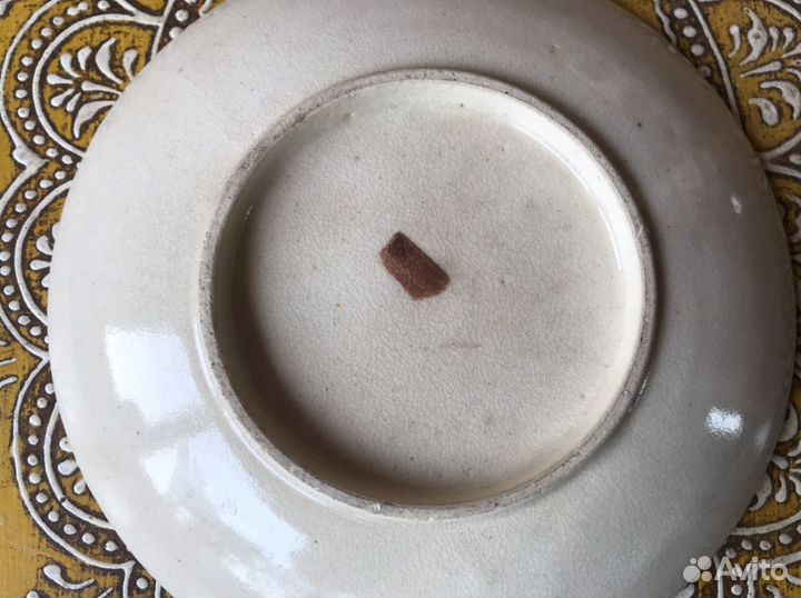 Комплект кружка с блюдцем. Сацума. Япония