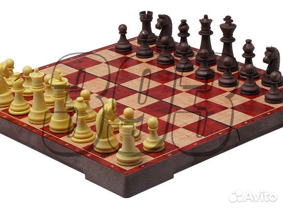 Шахматы, шашки Люкс (большие, магнитные) (19793)