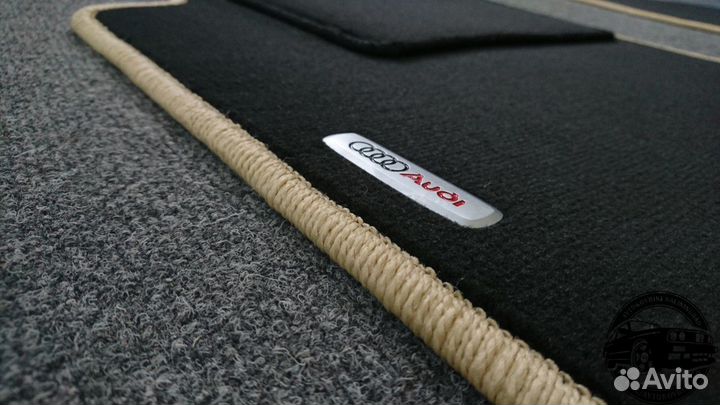 Автоковрики для Audi A6 C4 / 100 C4, графитовые